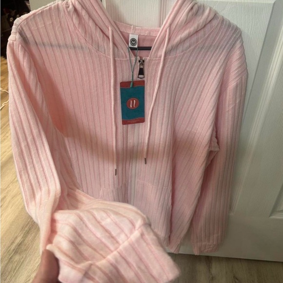 Pink Hooded Sweatshirt - Picture 2 of 3